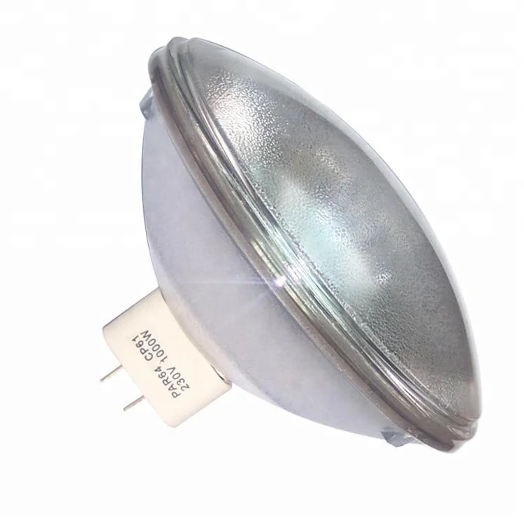 Roccer Tungsten Halogen Lamp Bulb PAR 64 240V 120V 1000W Sealed Beam Lamp for