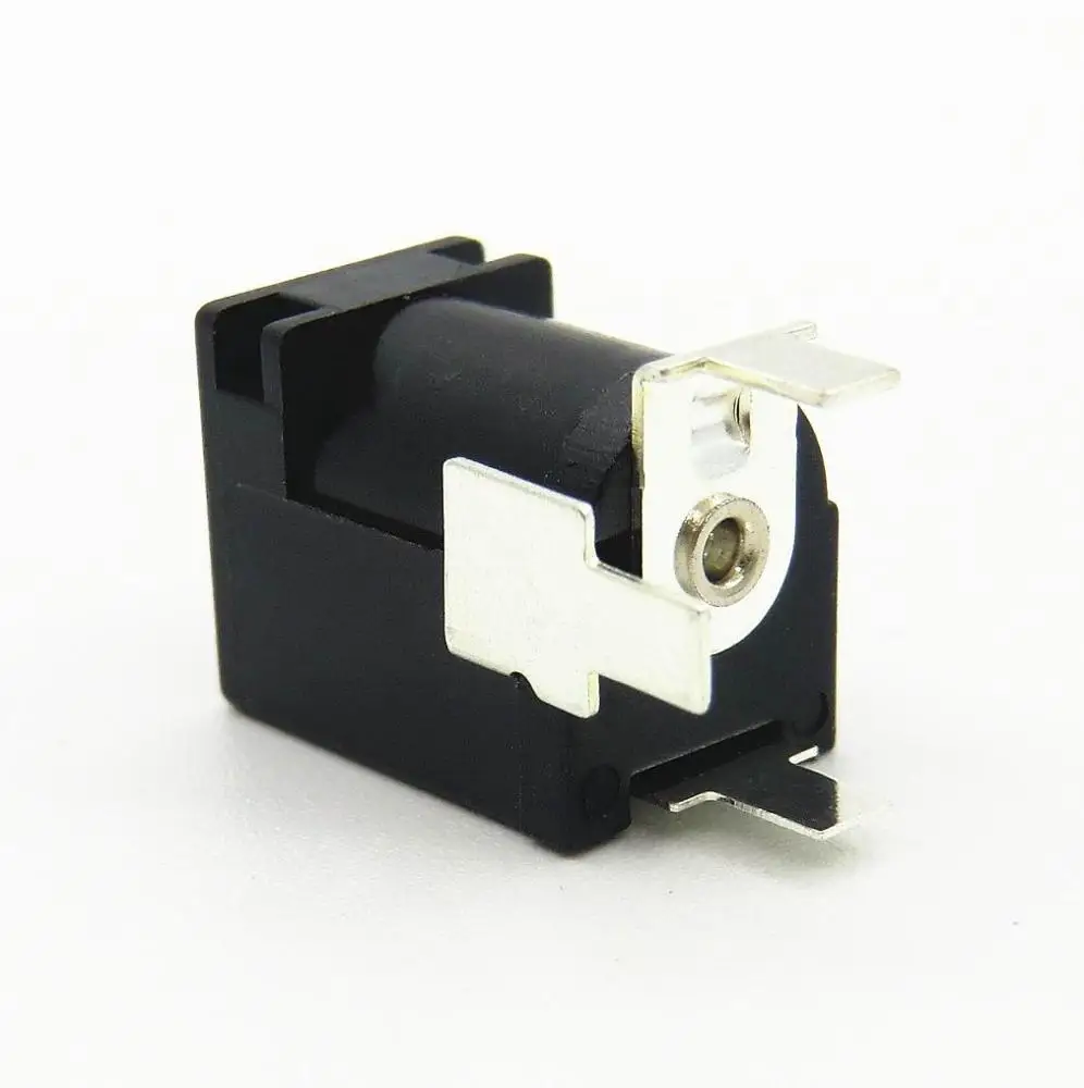 Right Angle Vertical 3 Pin 5.5mm Plug Adapter Through Hole Female Laptop Dc Power Connector Jack