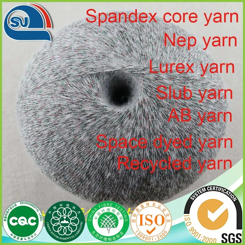 manufacture metallic fiber blended yarn