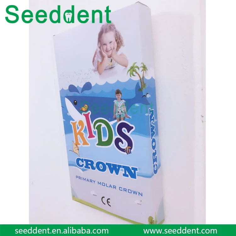 Dental Kids Crown Deciduous Stainless Steel Primary Molar Crown Factory Direct Sale