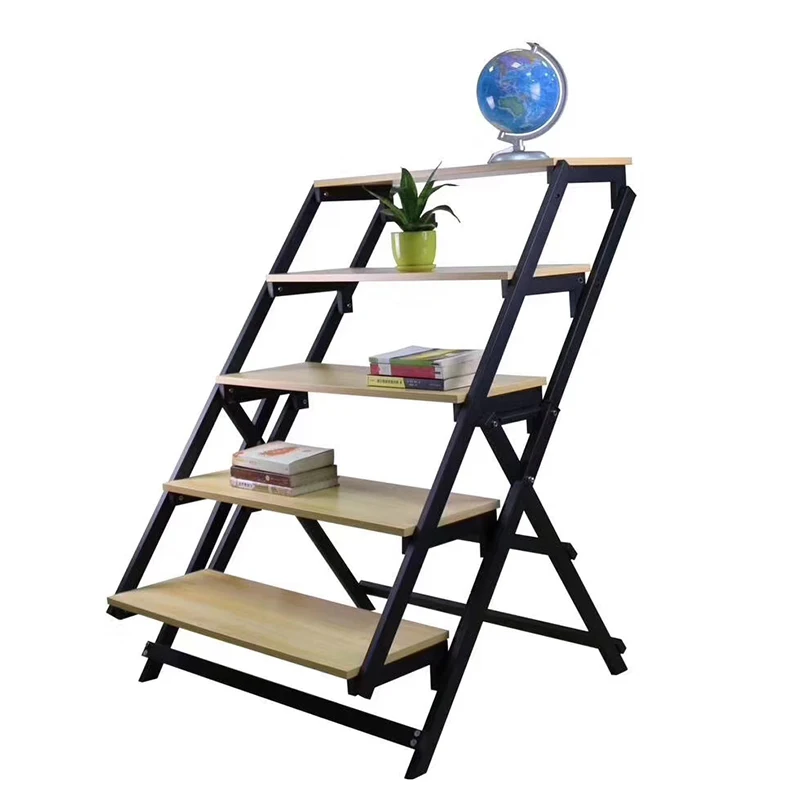 Modern shelf multi-function table flower stand folding table