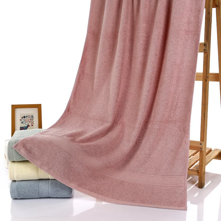 Alibaba Китае Обычай Сплошной Цвет Хлопка Добби Банные Полотенца