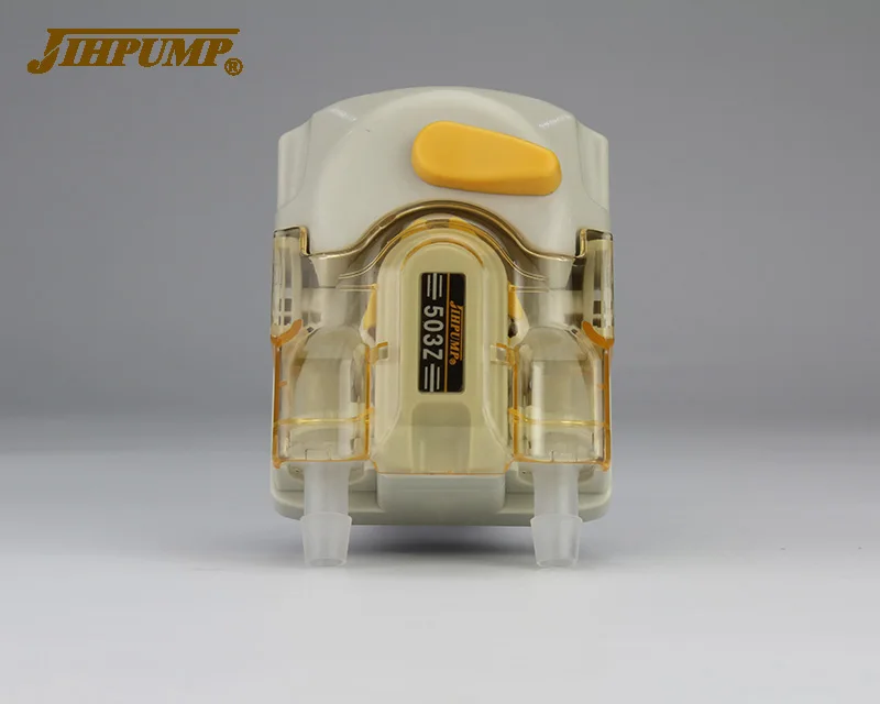 JIHPUMP 2185mL/min Small Mini Micro Easy Load Peristaltic Pump Water Liquid Dosing Transfer Hose Pumps