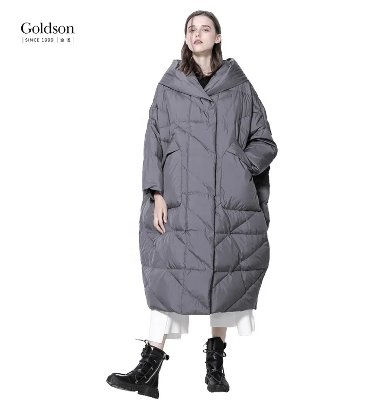 Russia Winter Long Women Puffer Oem Water Proof Down Jacket Coat For Lady