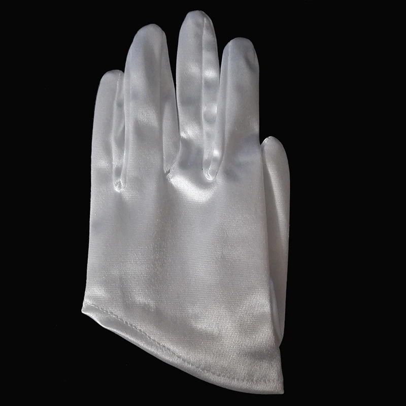 
Bridal Accessories Wholesale Half-palm Finger Gloves Show the Finger Sleeves of Spandex Elastic Satin Clothing for Stage Use 