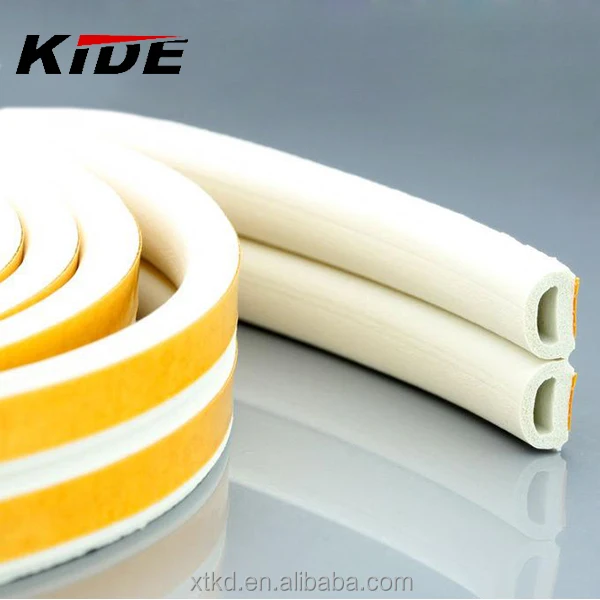 EPDM foam door weatherbar D shaped rubber seal