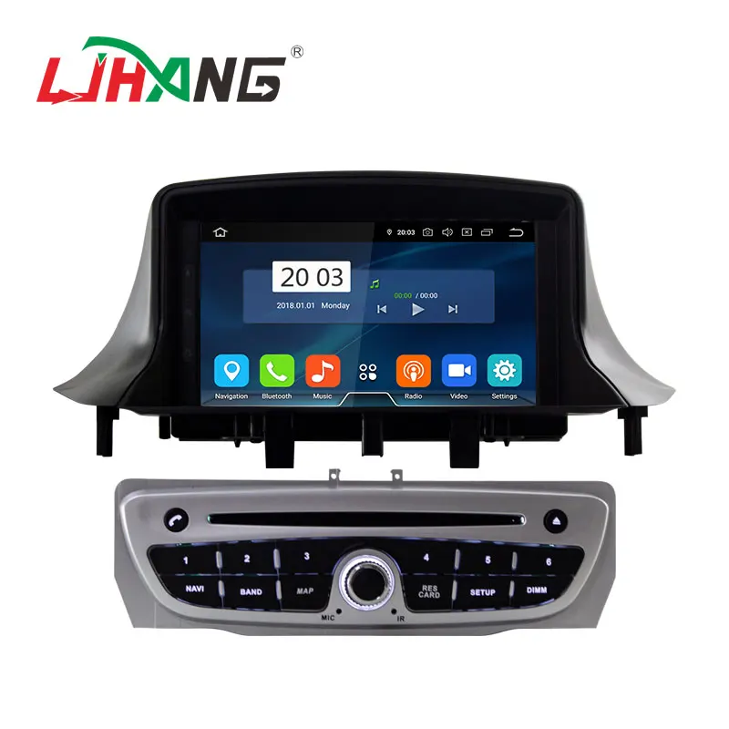 LJHANG PX5 android 12 4G+64GB Car radio for Renault Megane III Fluence 2009 2010 2011 stereo dvd player audio video system GPS