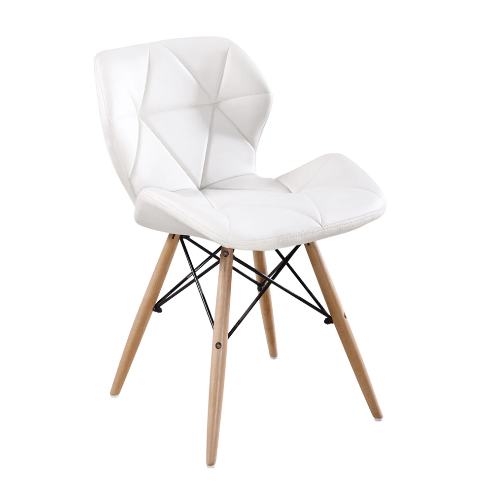 
High quality home furniture European leisure chair living room chairs PU thick sponge wood legs Butterfly Chair 