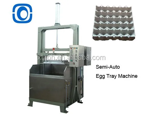 400-700pcs/hr Small business scale egg tray machine production line for chicken farming usage