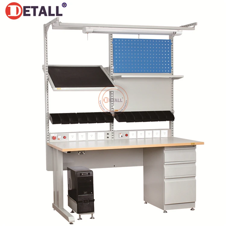 Detall ESD adjustable multifunctional modular woodworking bench workbench