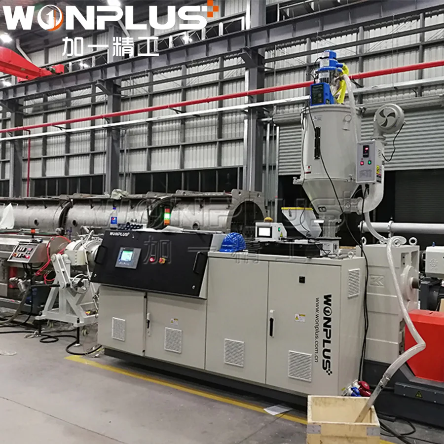 Hdpe tube extrusion line hdpe tube extruder hdpe pipe production machine