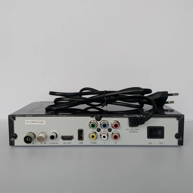 Satellite Box DVB-S2 DVB-T2 Combo with Chipset Montage Set-Top-Box Combo DVB-T2+S2