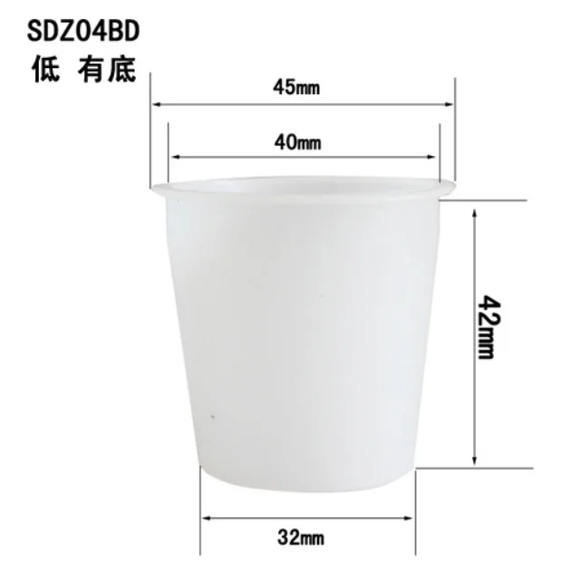 
Hydroponic growing white and black plastic plant net pots 