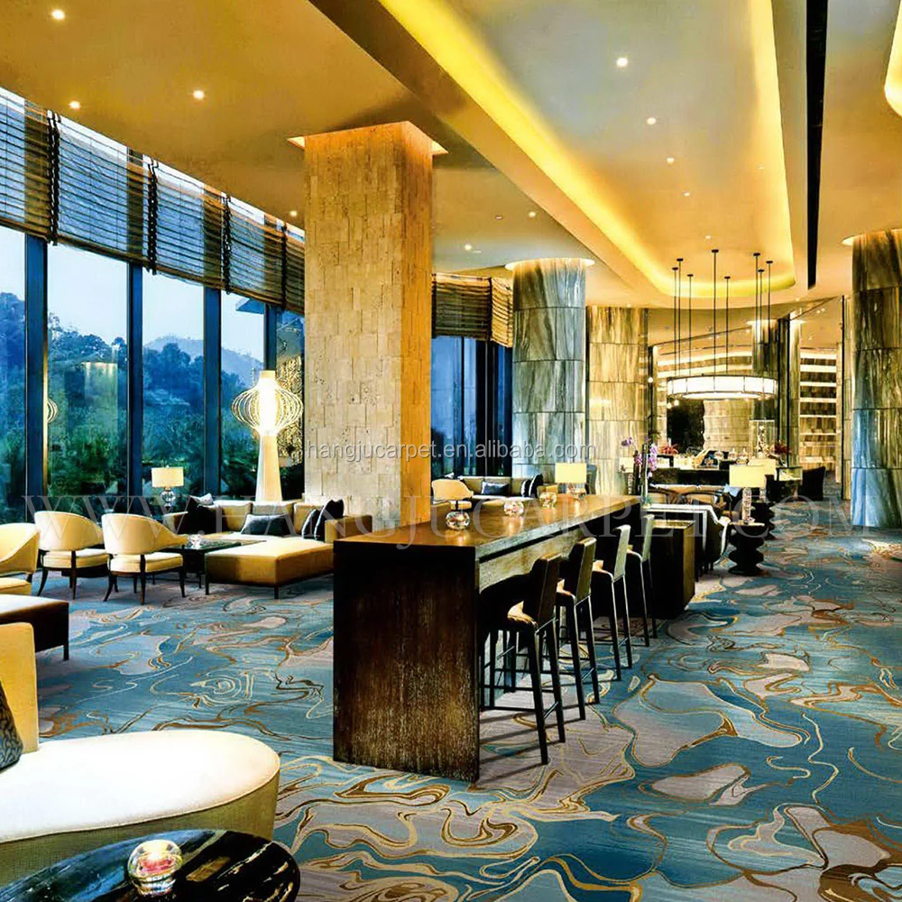 Commercial Hospitality Flowers Design Lobby Banquet Carpet D-H2Series