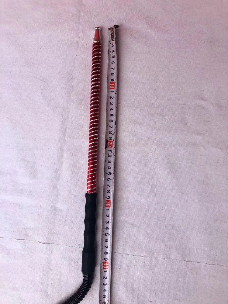 Washable Lounge Style Hookah Hose Pink with Bonus 6 Mouth Tips & a Grommet