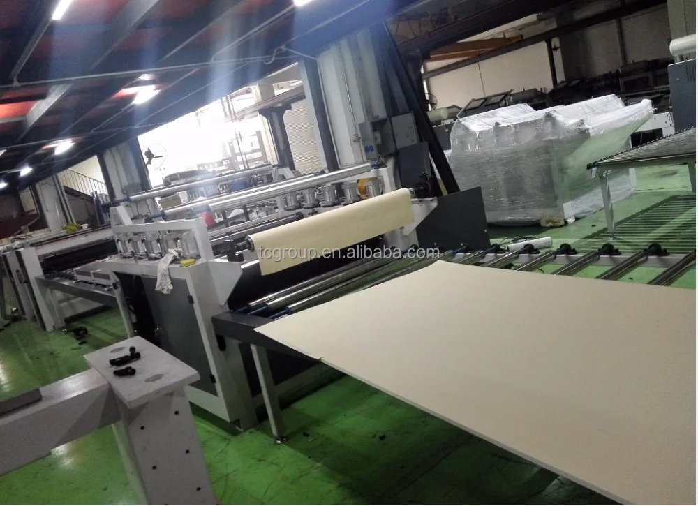 
China Foshan TC MDF PVC paper laminating machine cold glue 