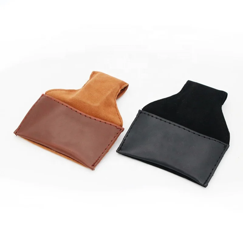 Leather PU Snooker Billiard Chalk Holder Pouch Bag Chalks Pocket