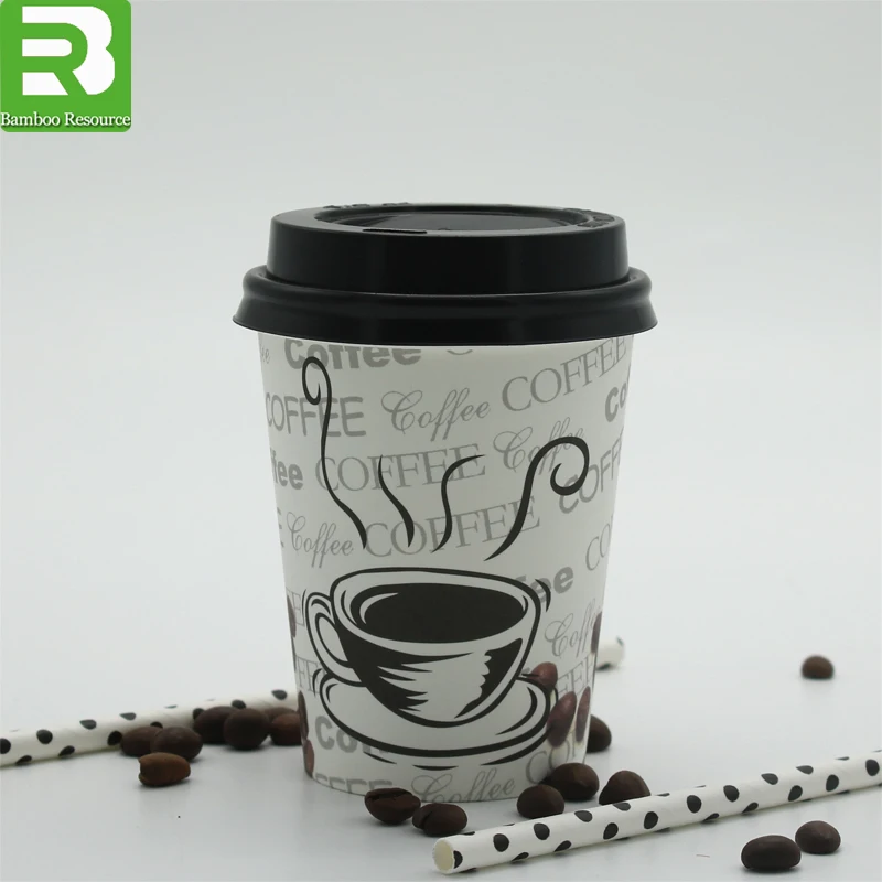 
2021 fashion design china single double ripple wall double pe logo color packaging custom 12 oz white paper cups 