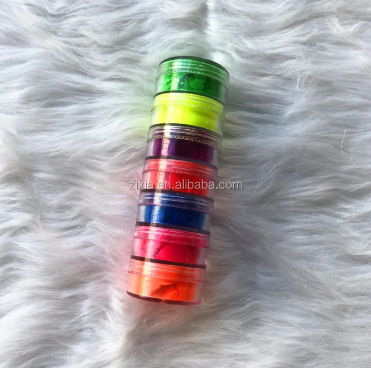 
New Hot Summer Create smoky eyes makeup loose eye shadow 7 colors/set Green Pink Blue Red Matte Long-wear Waterproof eyeshadow 