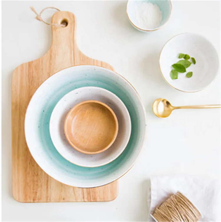 New design kitchen plate gold rim spiral crockery ceramic dinnerware set for banquet