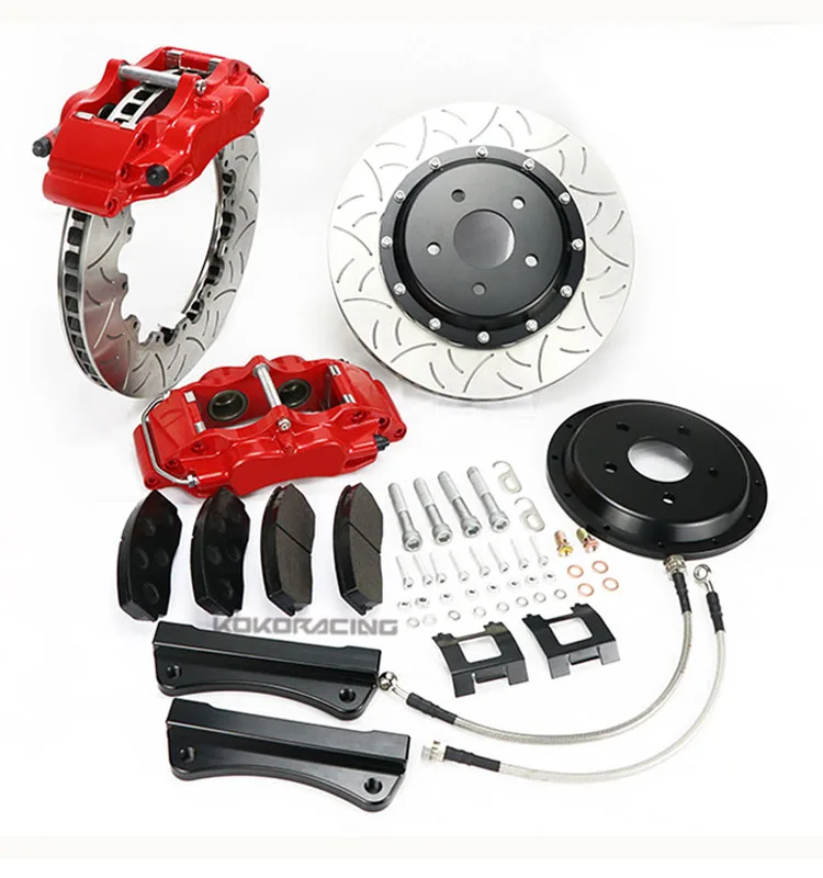 Повышения охлаждающий эффект тормоза комплект WT5200 четыре поршня Красный ATV тормозной суппорт