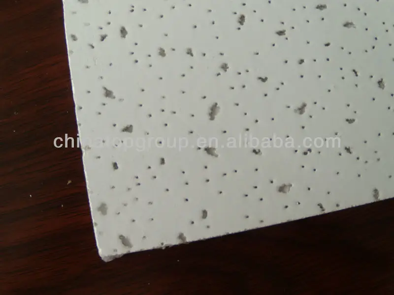 Techos de Fibra Vidrios Acusticos Mineral fiber ceiling board