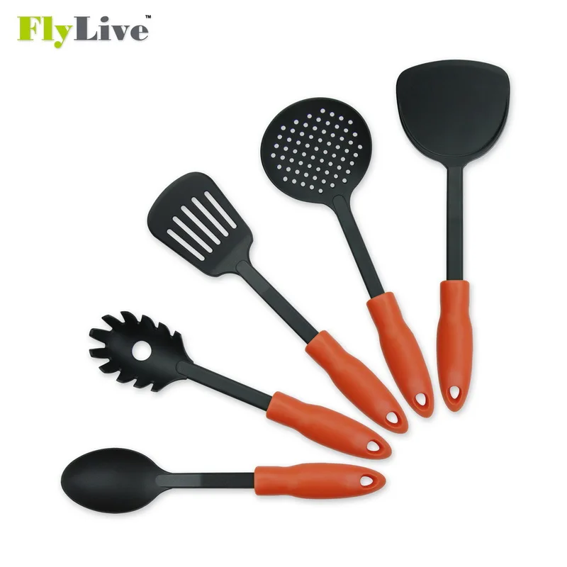 Kitchen Cooking Utensil Set - 18 Nylon Cooking Utensils - Heat Resistant & Tools