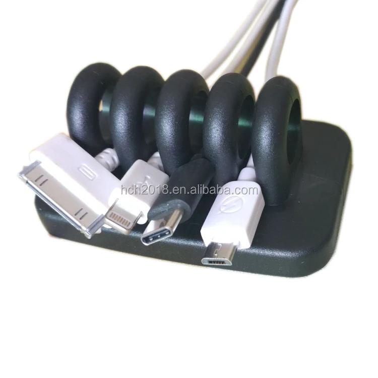 
No bad smelling wire clips desktop cable organizer 