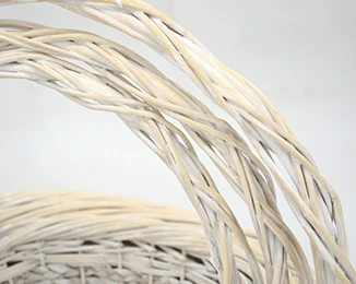 Willow Material Oval Wicker Basket Use for Fruits Flowers and Gifts