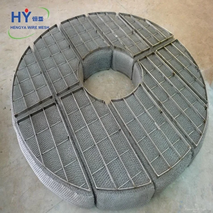 Factory Drawer and wave type demister gas-liquid filter demister pad in boiler steam drum for Gas Scrubber Chemical Internals