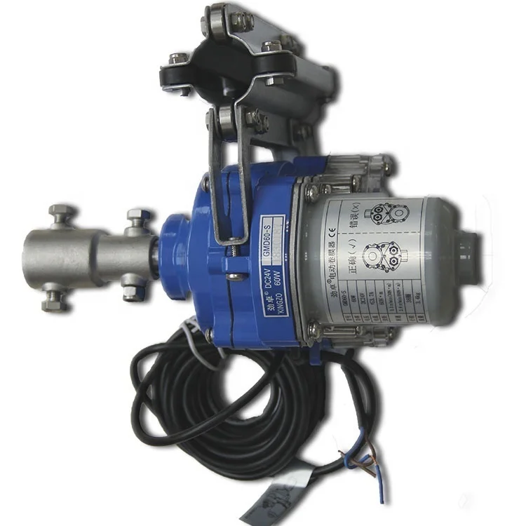 DC24V 60W Greenhouse Electric Roll Up Unit Motor with Guide Trolley and Control Box