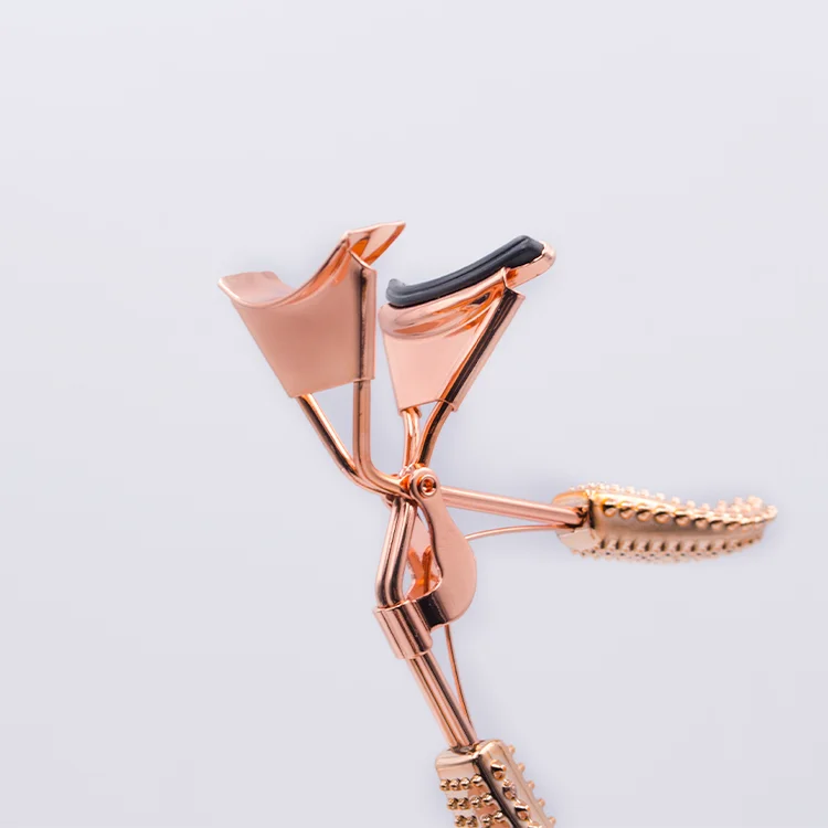 Wholesale Makeup Bling Rose Gold Eyelash Curler Low Moq Customized Private Label