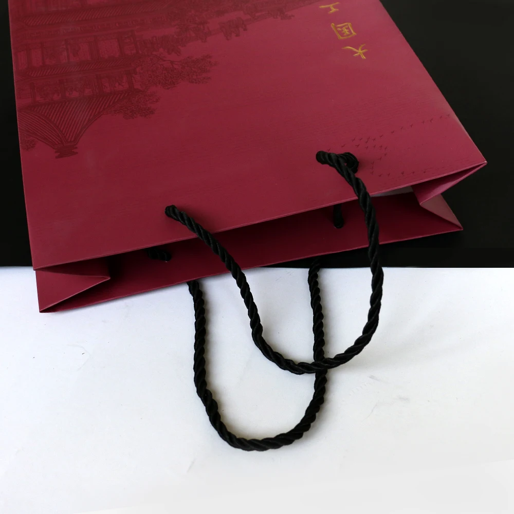 Paper Shopping Bags, Custom LOGO Printed Paper Cardboard Bags With Handles