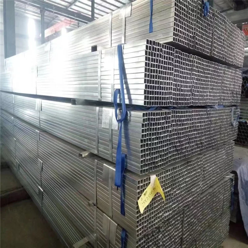 Construction building material ms galvanized square pipe
