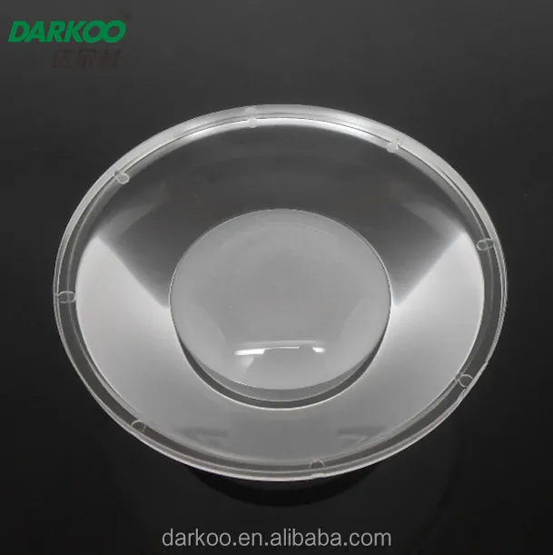 Darkoo Optics Transparent Round Circular Led Lamp Lens Pc 50mm Optical Pmma Lenses