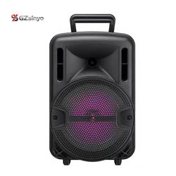 6  Inch Digitize Portable Powerful Rechargeable Trolley Speaker With Subwoofer