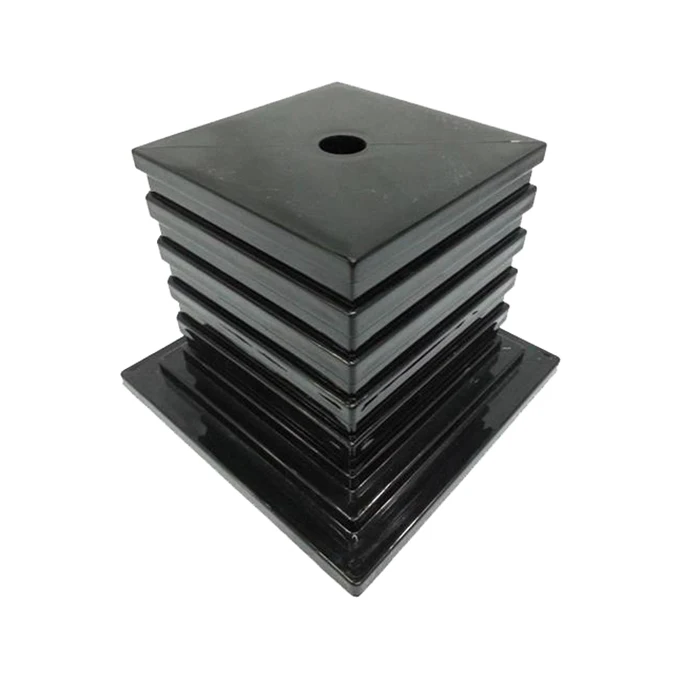 Plastic trophy base, trapezoid shaped trophy base black trophy base