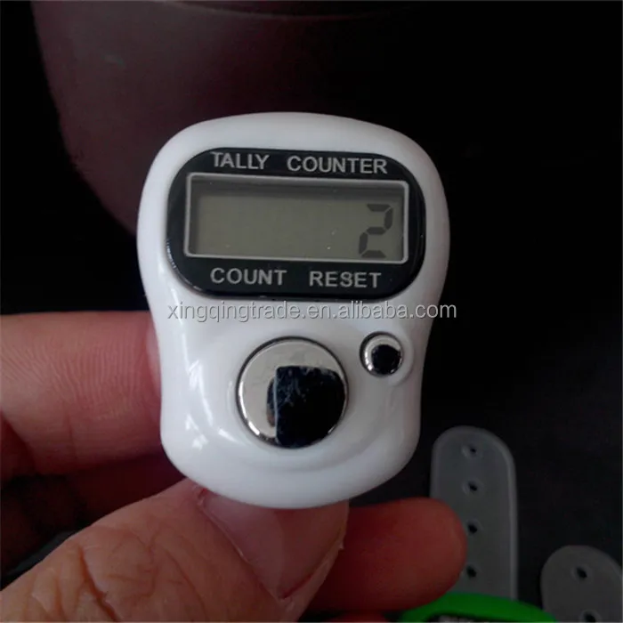 Пластиковый компактный мини-маркер для стежков и счетчик рядов, электронный цифровой счетчик рядов с ЖК-дисплеем, случайный выбор для любого трикотажа