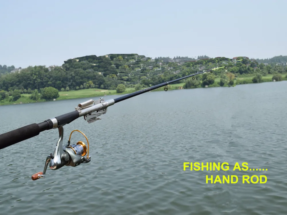 2.1m 2.4m 2.7m 3.0m Automatic Fishing Rod (Without Reel) Sea River Lake Pool Fishing Pole Device