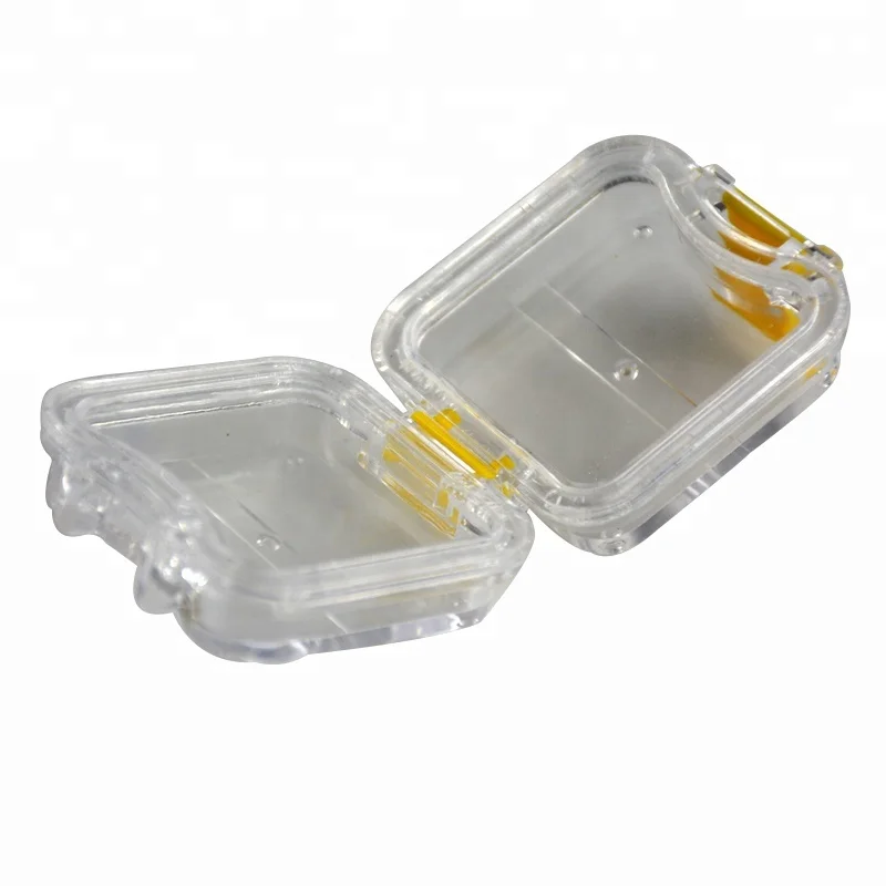 Clear dental teeth crown bur box for dental