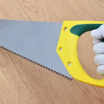 Hack Saw TPR Grips Plastic Yellow Handle Hand Saw