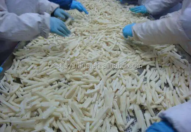 Factory Price Automatic Sweet Potato Finger Chips Machine Frozen French Fries Production Line