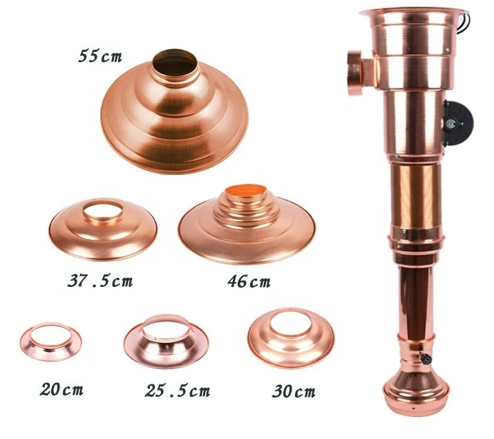 Korean exhaust pipe with smoke cover barbecue fan