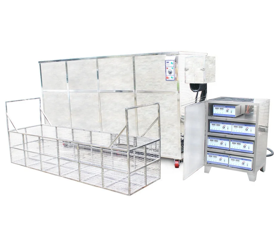 Large Volume Industrial Ultrasonic Cleaning Equipment For Marine Engine