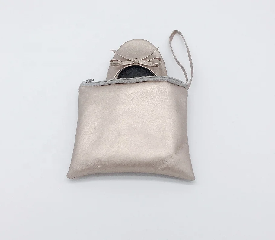 Foldable Wedding After Party gold customize shoes in cheap price