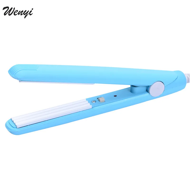 
Electronic Professional Hair Iron Hairstyling Mini Portable Ceramic Flat Iron Hair Straightener Irons Styling Tools 