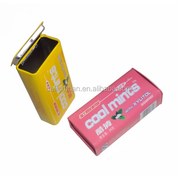 Mint Sweet Small tin metal packaging boxes