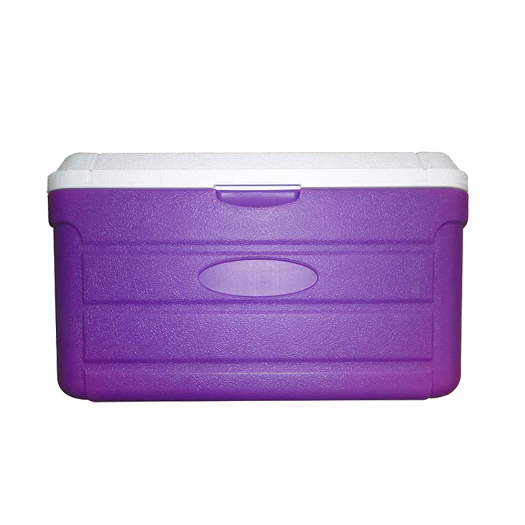 Portable cooler box with handle, plastic ice cooling box, medical /blood transportation