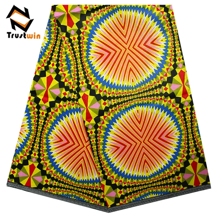 African fashion 100% cotton real ankara wax print fabrics