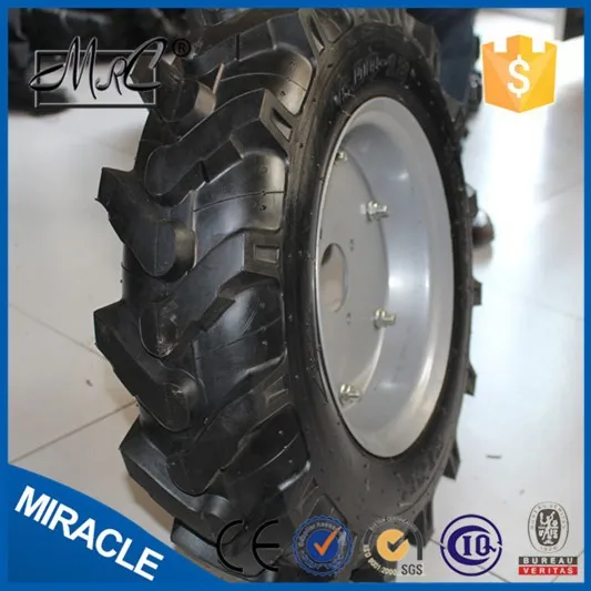 Heavy Duty Pneumatic Small Rubber Pneumatic Tractor Wheel 6.00-12